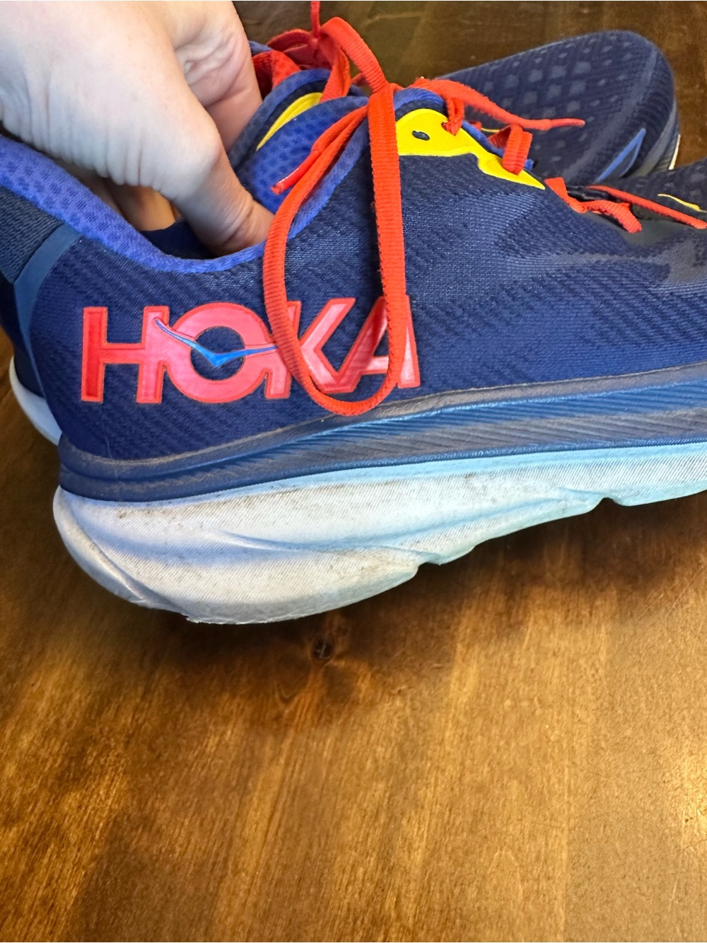 Hoka Clifton 9 men's running shoe size US 12D *Shows Lots of Wear!!* - Picture 5 of 11